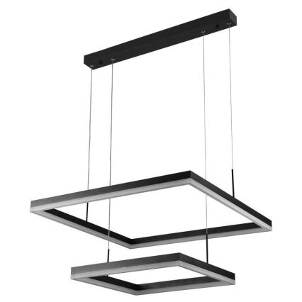 LED prigušivački luster na užetu LED/90W/230V 3000-6500K + daljinski upravljač