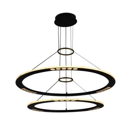 LED prigušivački luster na užetu LED/90W/230V 3000-6500K + daljinski upravljač