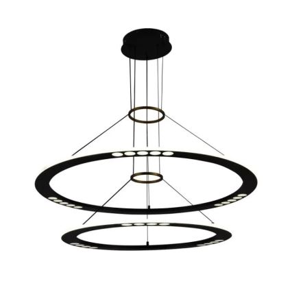 LED prigušivački luster na užetu LED/90W/230V 3000-6500K + daljinski upravljač