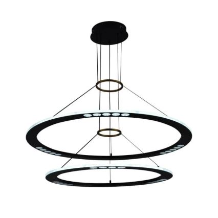 LED prigušivački luster na užetu LED/90W/230V 3000-6500K + daljinski upravljač