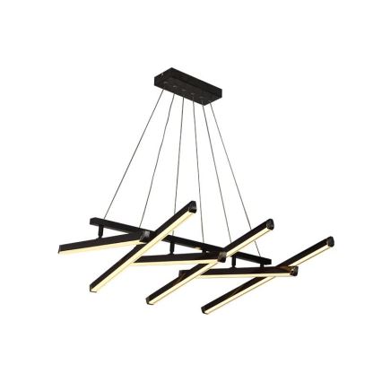 LED prigušivački luster na užetu LED/90W/230V 3000-6500K + daljinski upravljač