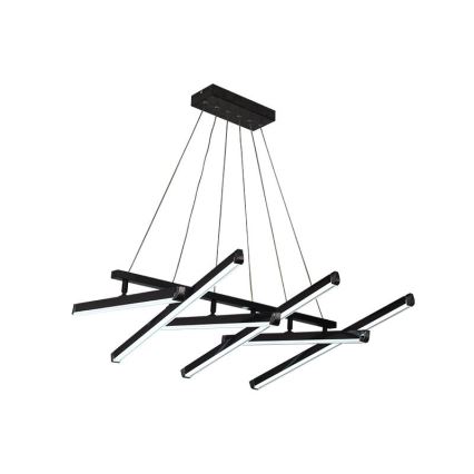 LED prigušivački luster na užetu LED/90W/230V 3000-6500K + daljinski upravljač