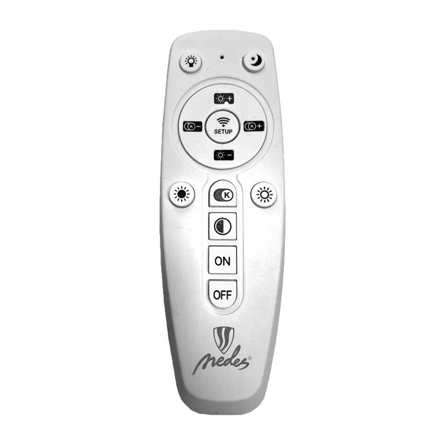 LED prigušivački luster na užetu LED/90W/230V 3000-6500K + daljinski upravljač
