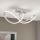 LED Prigušivi nadgradni luster CIRCUS LED/30W/230V mat krom