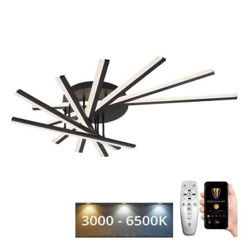 LED Prigušivi nadgradni luster LED/120W/230V 3000-6500K + daljinski upravljač
