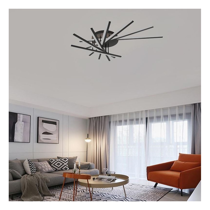 LED Prigušivi nadgradni luster LED/120W/230V 3000-6500K + daljinski upravljač