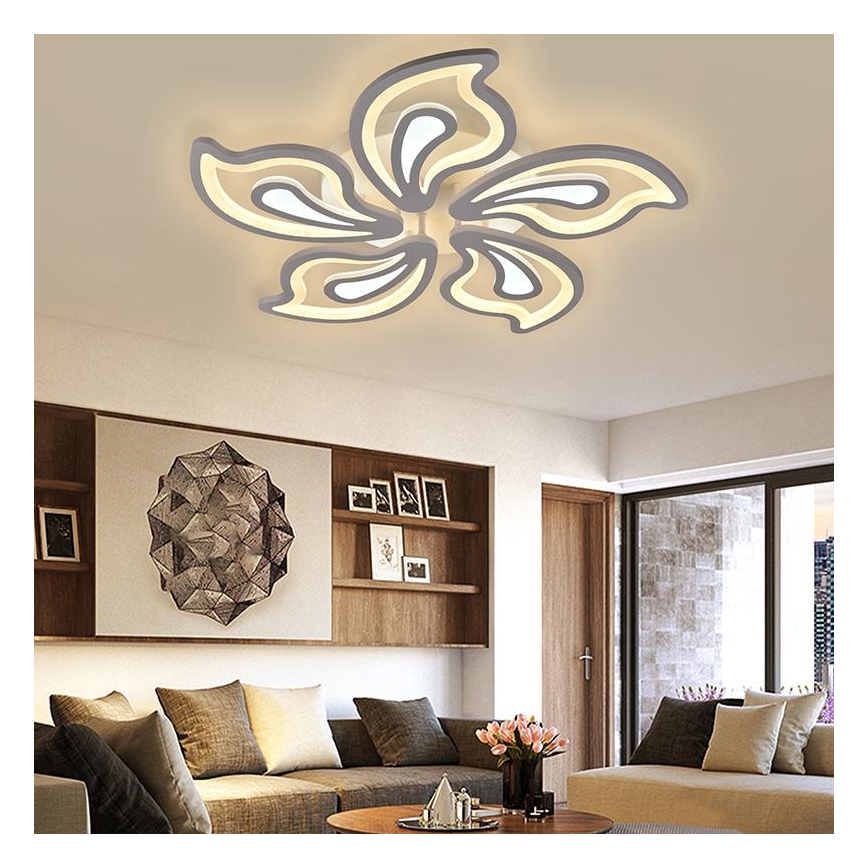 LED Prigušivi nadgradni luster LED/125W/230V 3000-6500K + daljinski upravljač