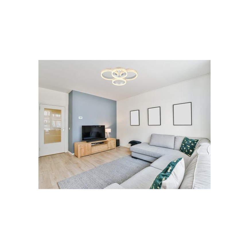 LED prigušivi nadgradni luster LED/150W/230V 3000-6500K + daljinsko upravljanje