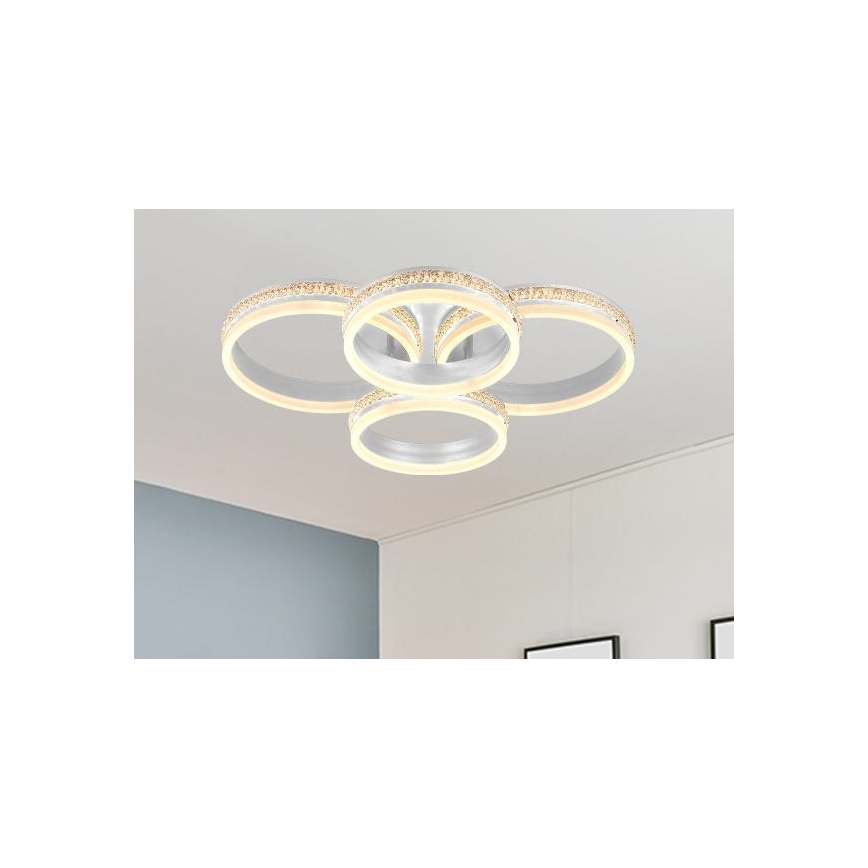 LED prigušivi nadgradni luster LED/150W/230V 3000-6500K + daljinsko upravljanje