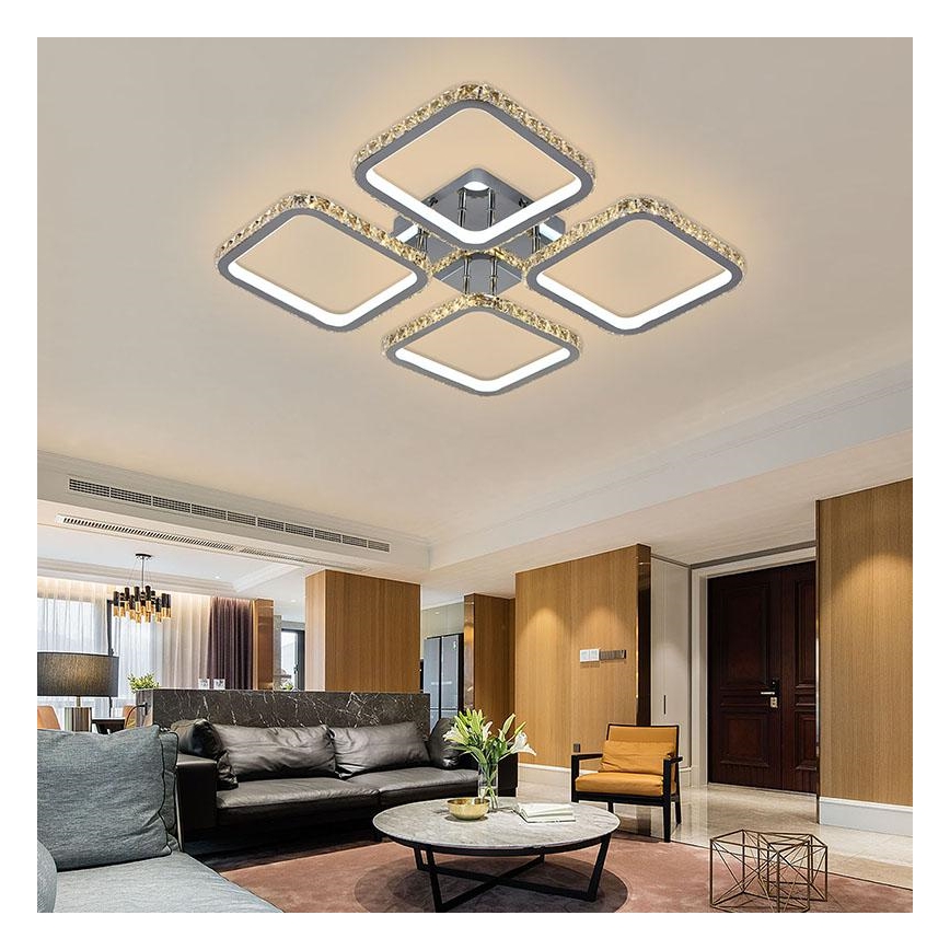 LED Prigušivi nadgradni luster LED/160W/230V 3000-6500K + daljinski upravljač
