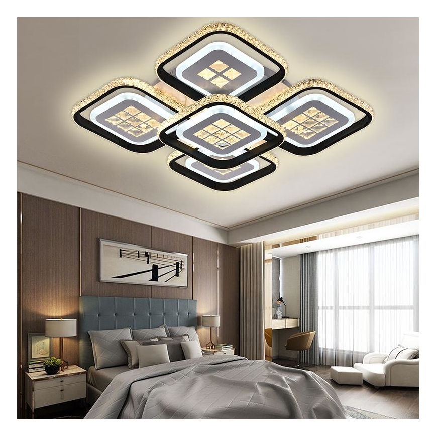 LED Prigušivi nadgradni luster LED/180W/230V 3000-6500K + daljinski upravljač