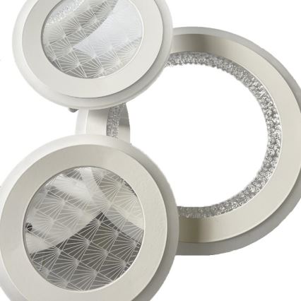 LED Prigušivi nadgradni luster LED/200W/230V 3000-6500K + daljinski upravljač