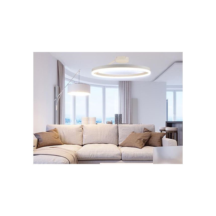 LED Prigušivi nadgradni luster LED/40W/230V 3000-6500K bijela + daljinski upravljač