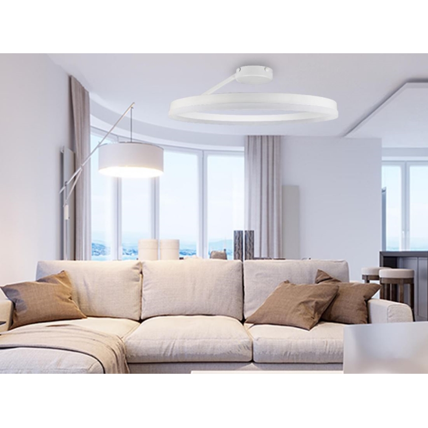 LED Prigušivi nadgradni luster LED/40W/230V 3000-6500K bijela + daljinski upravljač