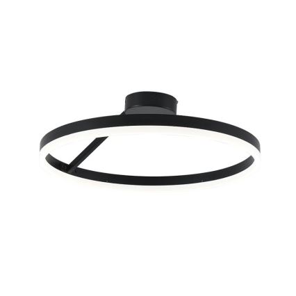 LED Prigušivi nadgradni luster LED/40W/230V 3000-6500K crna + daljinski upravljač