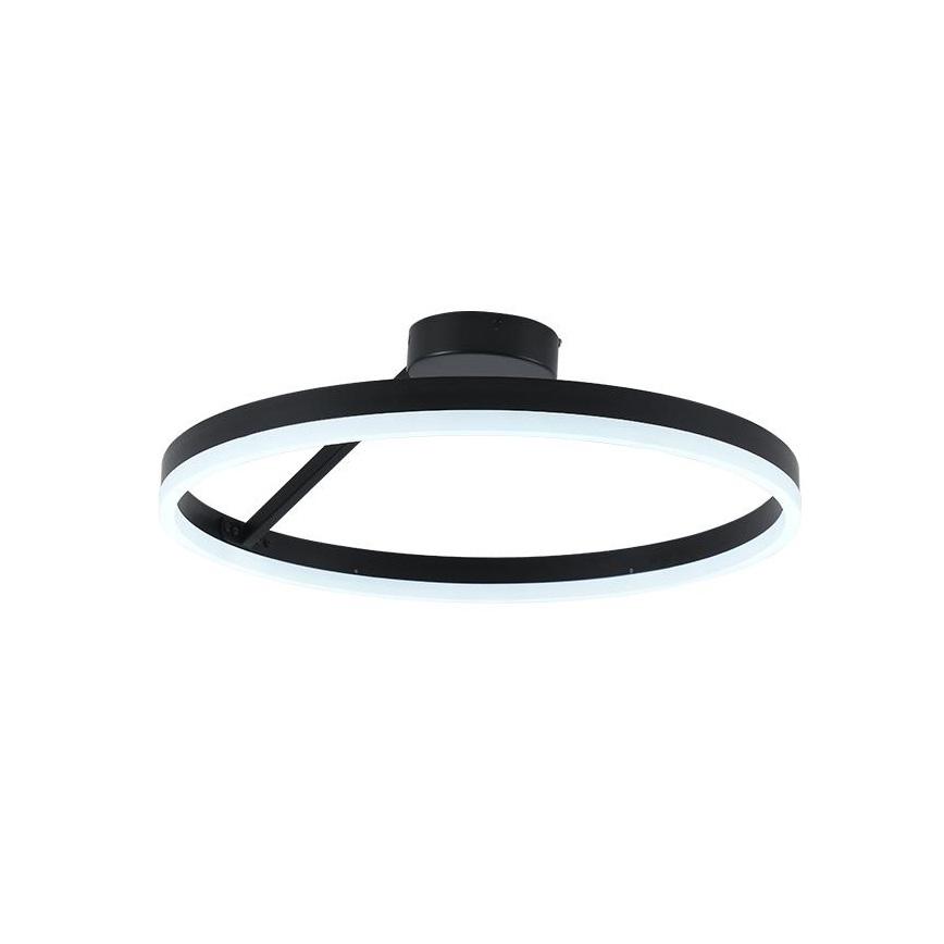 LED Prigušivi nadgradni luster LED/40W/230V 3000-6500K crna + daljinski upravljač