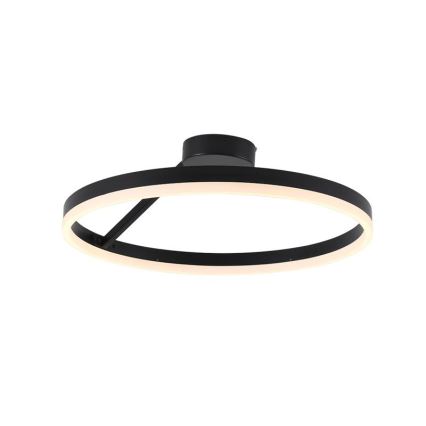 LED Prigušivi nadgradni luster LED/40W/230V 3000-6500K crna + daljinski upravljač