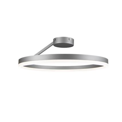 LED Prigušivi nadgradni luster LED/40W/230V 3000-6500K mat krom + daljinski upravljač