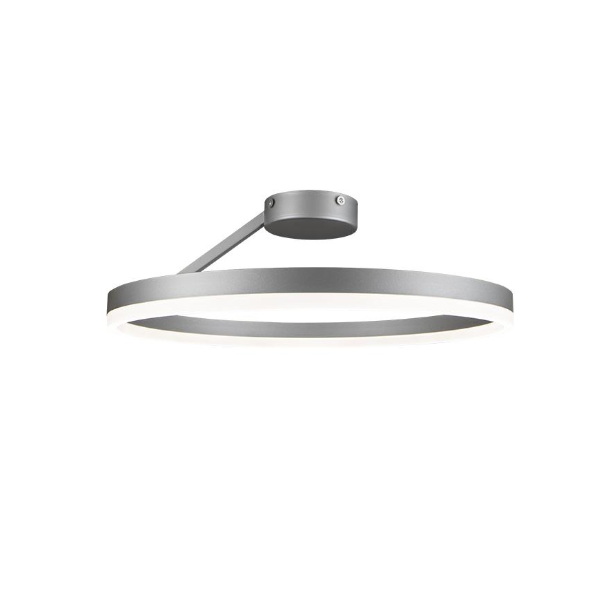 LED Prigušivi nadgradni luster LED/40W/230V 3000-6500K mat krom + daljinski upravljač
