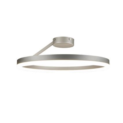 LED Prigušivi nadgradni luster LED/40W/230V 3000-6500K mat krom + daljinski upravljač