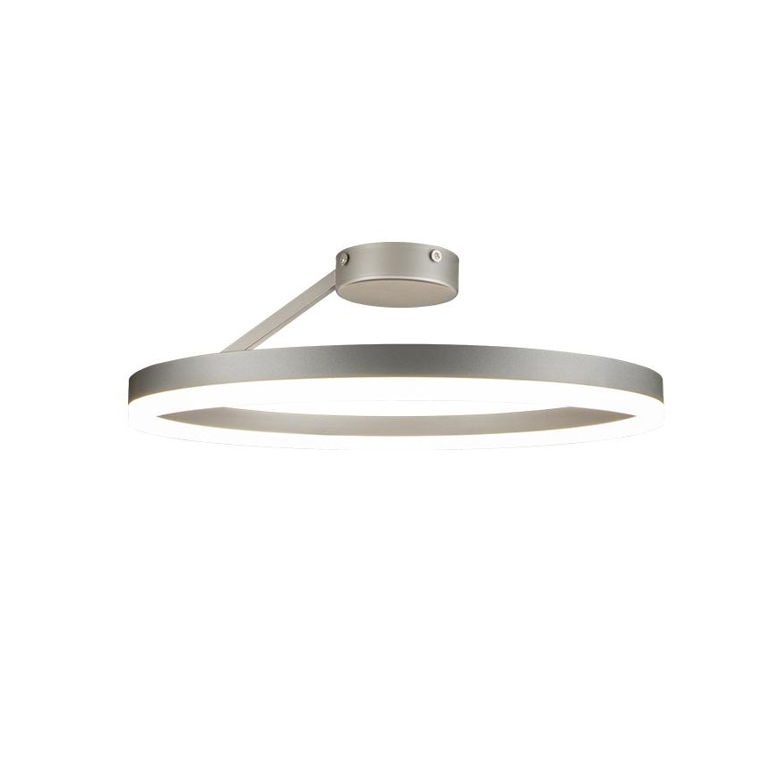 LED Prigušivi nadgradni luster LED/40W/230V 3000-6500K mat krom + daljinski upravljač