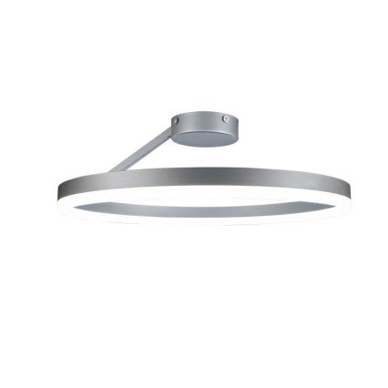 LED Prigušivi nadgradni luster LED/40W/230V 3000-6500K mat krom + daljinski upravljač