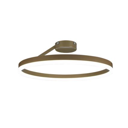 LED Prigušivi nadgradni luster LED/40W/230V 3000-6500K zlatna + daljinski upravljač