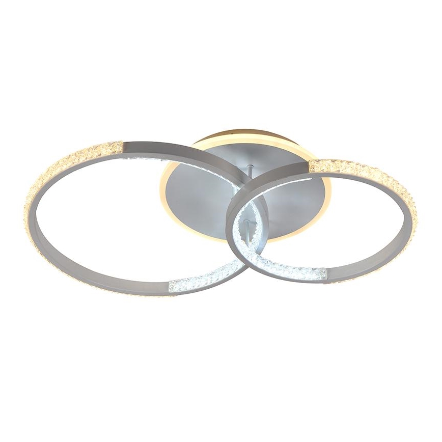 LED Prigušivi nadgradni luster LED/55W/230V 3000-6500K + daljinski upravljač
