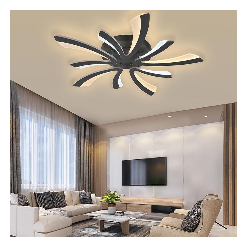 LED Prigušivi nadgradni luster LED/55W/230V 3000-6500K + daljinski upravljač