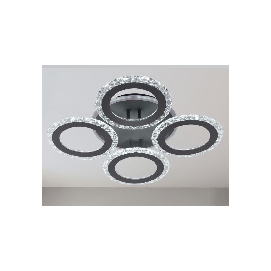 LED Prigušivi nadgradni luster LED/55W/230V 3000-6500K + daljinski upravljač