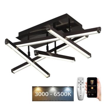 LED Prigušivi nadgradni luster LED/60W/230V 3000-6500K + daljinski upravljač