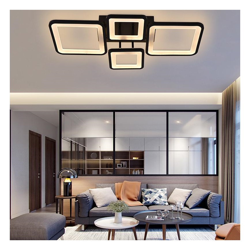 LED Prigušivi nadgradni luster LED/70W/230V 3000-6500K + daljinski upravljač
