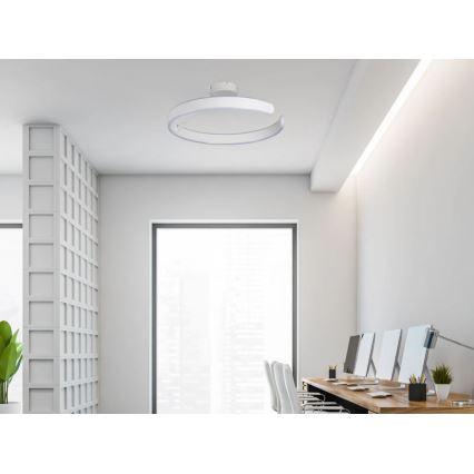 LED Prigušivi nadgradni luster LED/72W/230V 3000-6500K bijela + daljinski upravljač