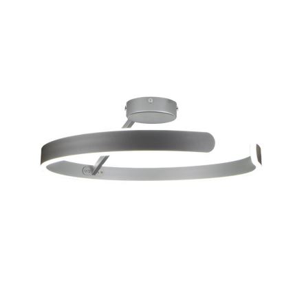 LED Prigušivi nadgradni luster LED/72W/230V 3000-6500K mat krom + daljinski upravljač