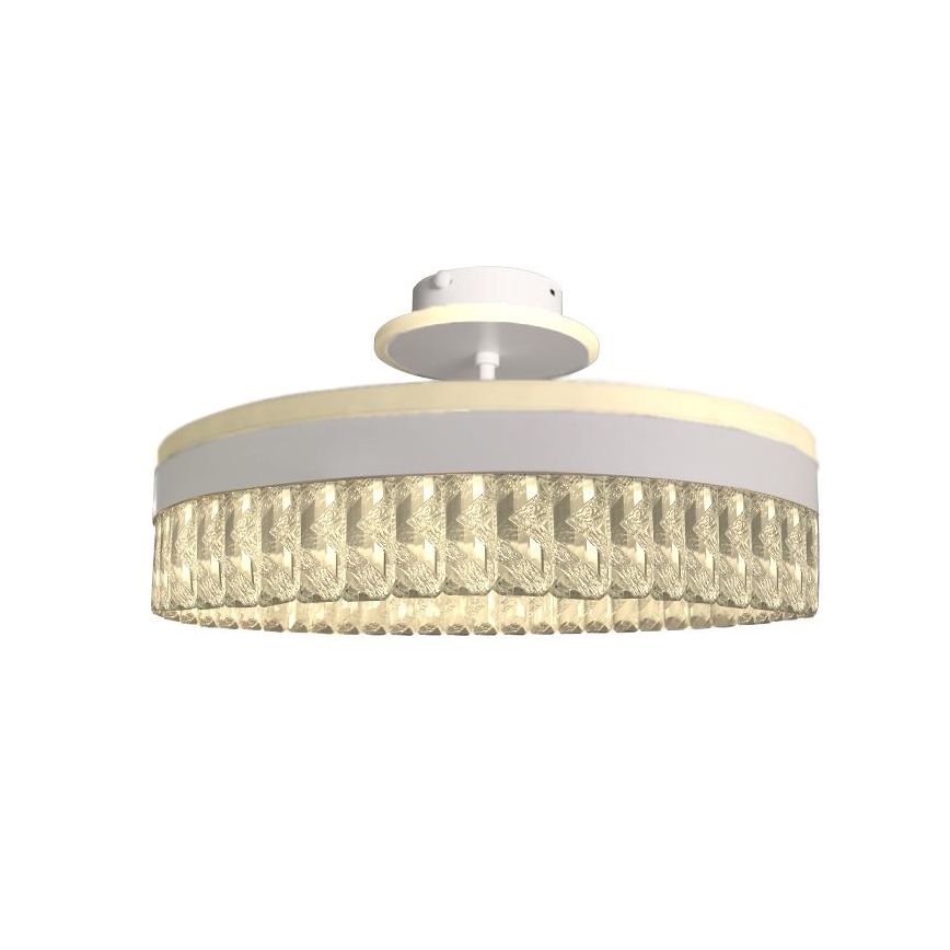 LED Prigušivi kristalni nadgradni luster LED/75W/230V 3000-6500K bijela + daljinski upravljač