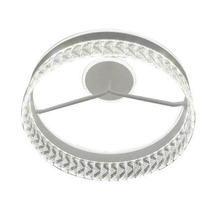 LED Prigušivi kristalni nadgradni luster LED/75W/230V 3000-6500K bijela + daljinski upravljač