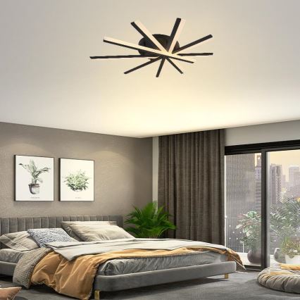 LED Prigušivi nadgradni luster LED/75W/230V 3000-6500K + daljinski upravljač