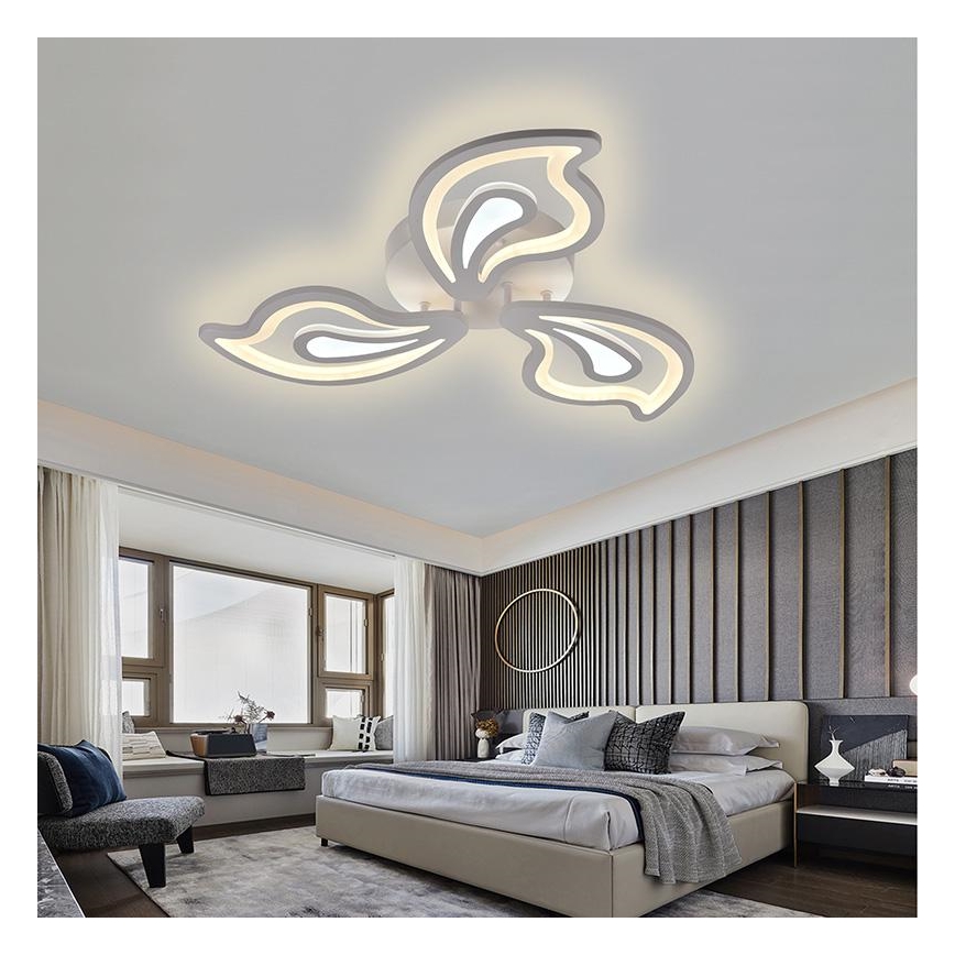 LED Prigušivi nadgradni luster LED/75W/230V 3000-6500K + daljinski upravljač
