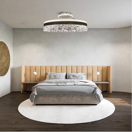 LED Prigušivi nadgradni luster LED/86W/230V 3000-6500K bijela + daljinski upravljač