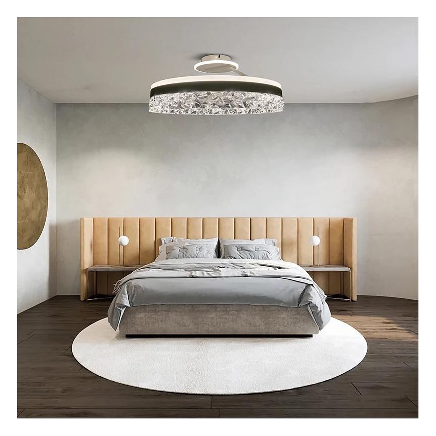 LED Prigušivi nadgradni luster LED/86W/230V 3000-6500K bijela + daljinski upravljač