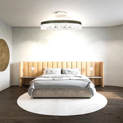 LED Prigušivi nadgradni luster LED/86W/230V 3000-6500K bijela + daljinski upravljač