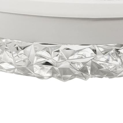 LED Prigušivi nadgradni luster LED/86W/230V 3000-6500K bijela + daljinski upravljač