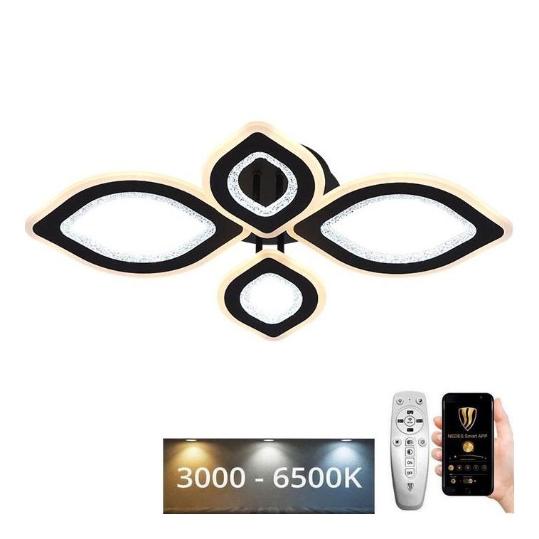 LED Prigušivi nadgradni luster LED/95W/230V 3000-6500K + daljinski upravljač