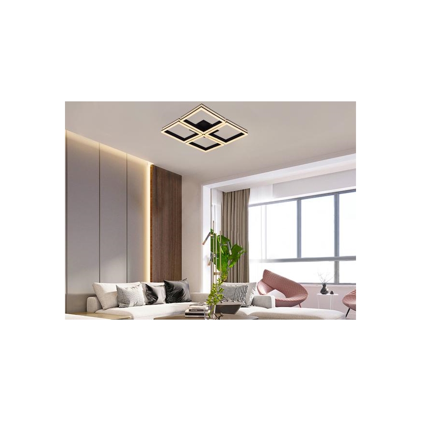 LED prigušivi površinski stropni luster LED/215W/230V 3000-6500K + daljinsko upravljanje