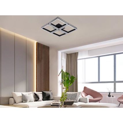LED prigušivi površinski stropni luster LED/215W/230V 3000-6500K + daljinsko upravljanje