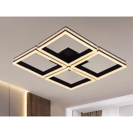 LED prigušivi površinski stropni luster LED/215W/230V 3000-6500K + daljinsko upravljanje