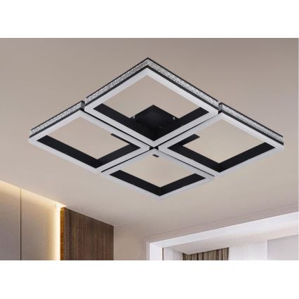 LED prigušivi površinski stropni luster LED/215W/230V 3000-6500K + daljinsko upravljanje