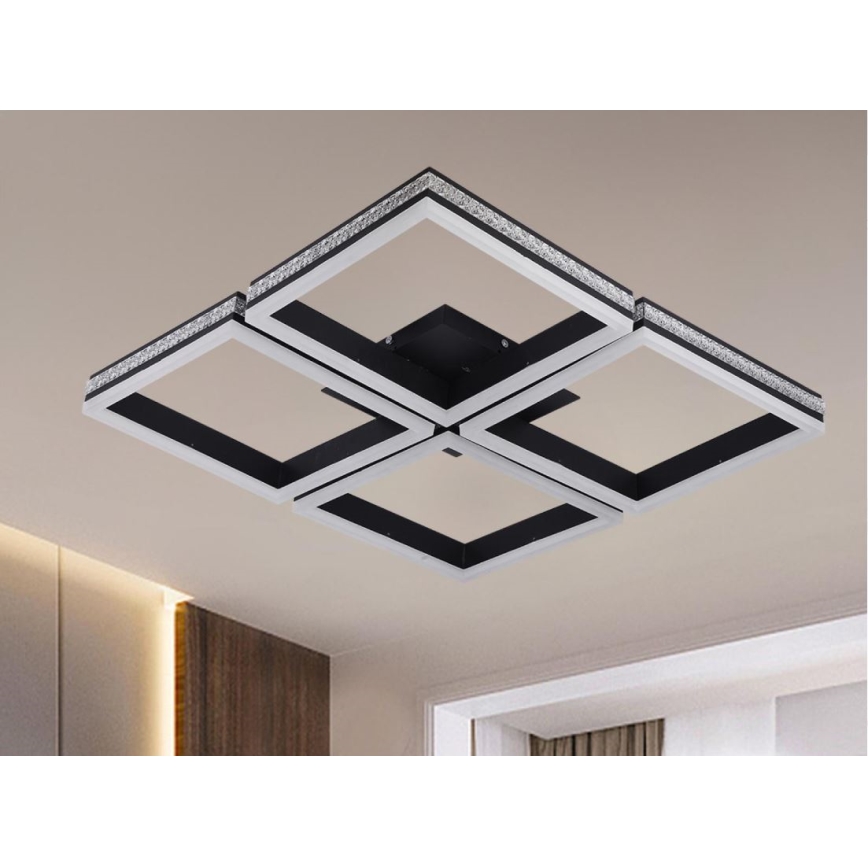 LED prigušivi površinski stropni luster LED/215W/230V 3000-6500K + daljinsko upravljanje