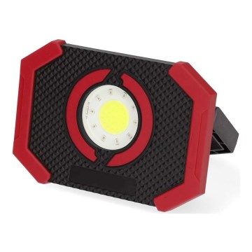 LED Prigušivi punjivi reflektor s power bankom LED/10W/3000 mAh IPX2