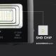 LED Prigušivi solarni reflektor LED/12W/3,2V 4000K IP65 + daljinski upravljač